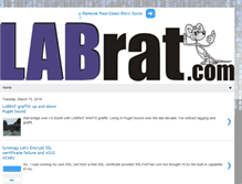 Tablet Screenshot of labrat.com